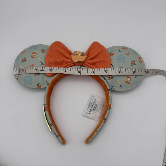 Disney Parks Loungefly Minnie Mouse Ears Epcot Flower Garden Orange Bird Headban - Picture 10 of 11